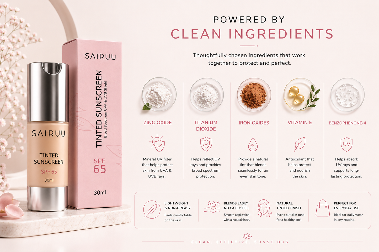 Tinted Sunscreen SPF 65 | 30ml
