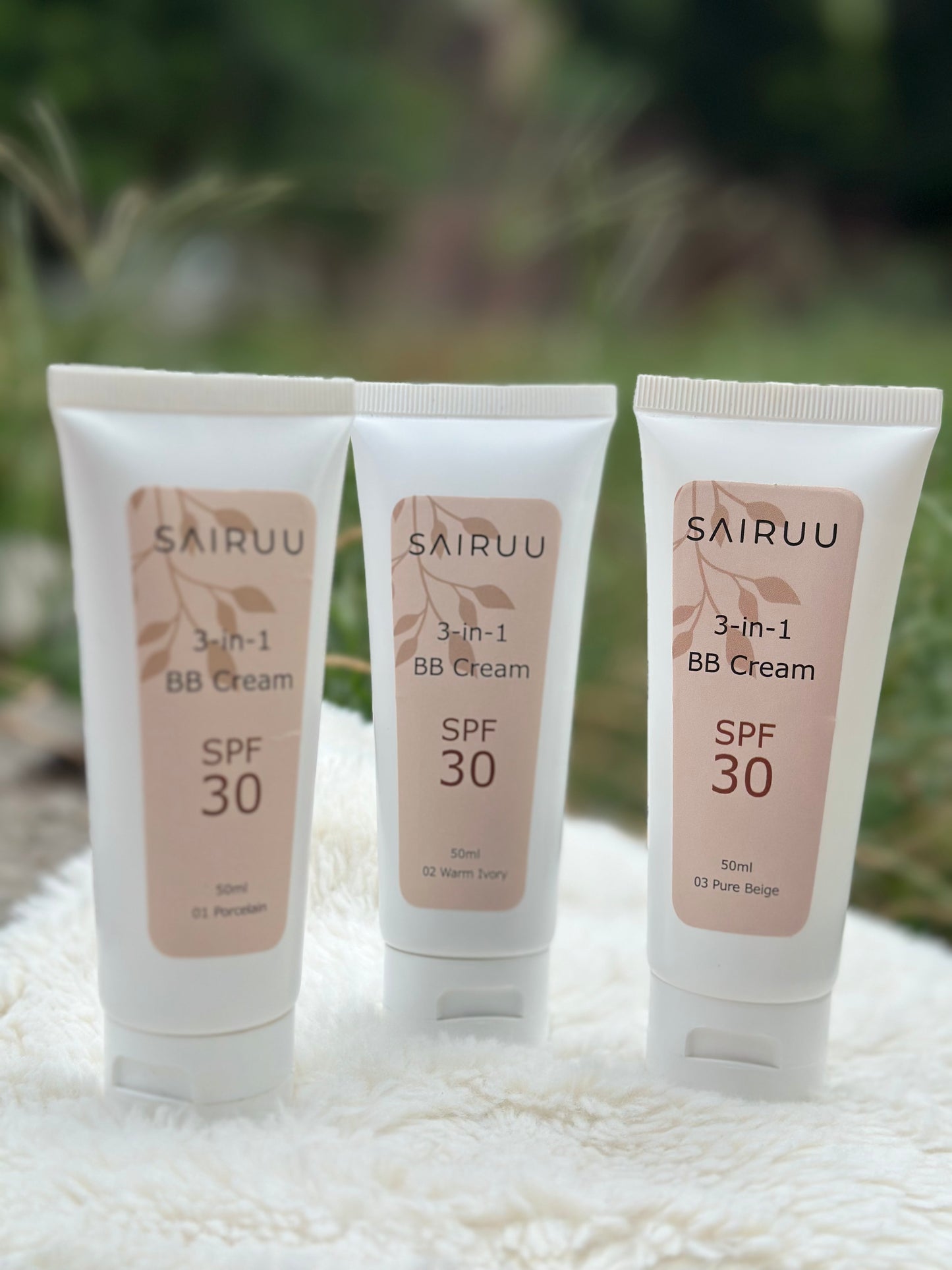 SAIRUU 3-in-1 BB Cream SPR35 | Protect, Hydrate, Tone | 50 ml